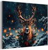 Cerf - Couronne de Noël