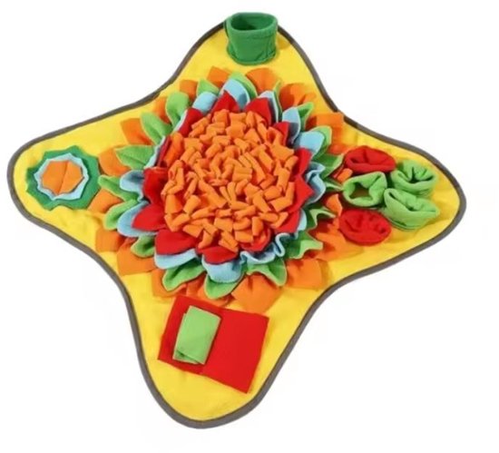 WHselect Luxe Snuffelmat Hond - Honden Speelgoed - Cadeau - Huisdieren - Huisdier - Kat - Katten - Kattenspeeltjes - 50x50