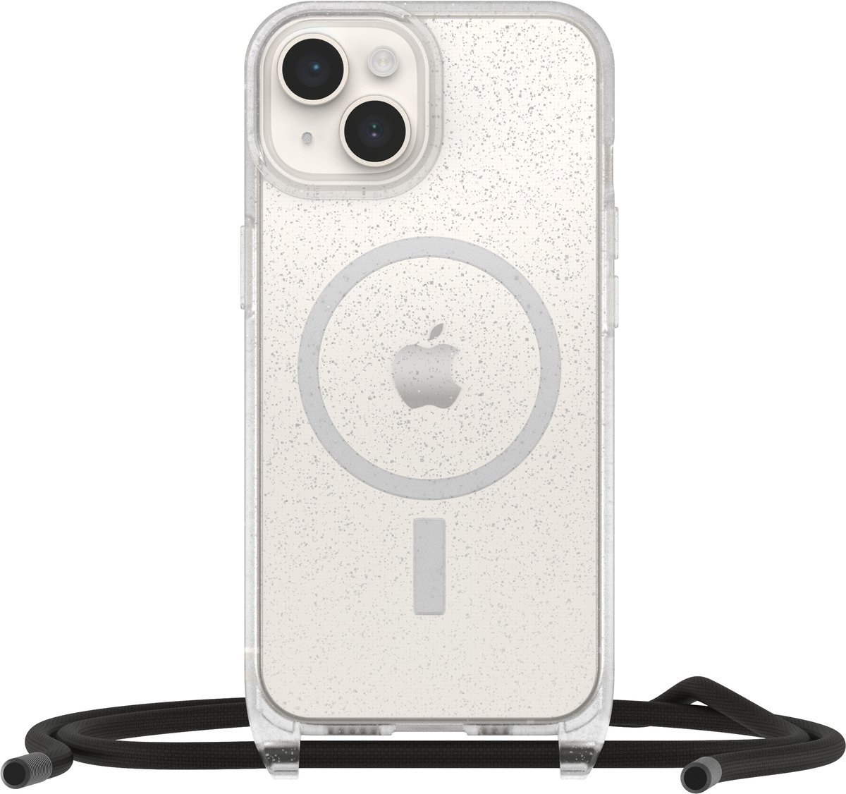 OtterBox React Necklace MagSafe iPhone 14 Hoesje met Koord Glitter