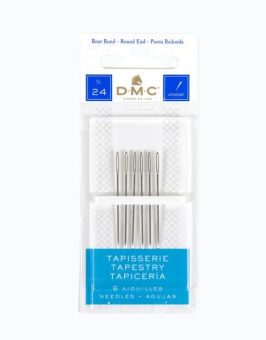 Dmc Borduurnaalden Nummer 24 - 6 Stuks