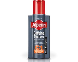 Alpecin Cafeïne Shampoo C1 250ml | Voorkomt en Vermindert Haaruitval | Natuurlijke Haargroei Shampoo voor Mannen