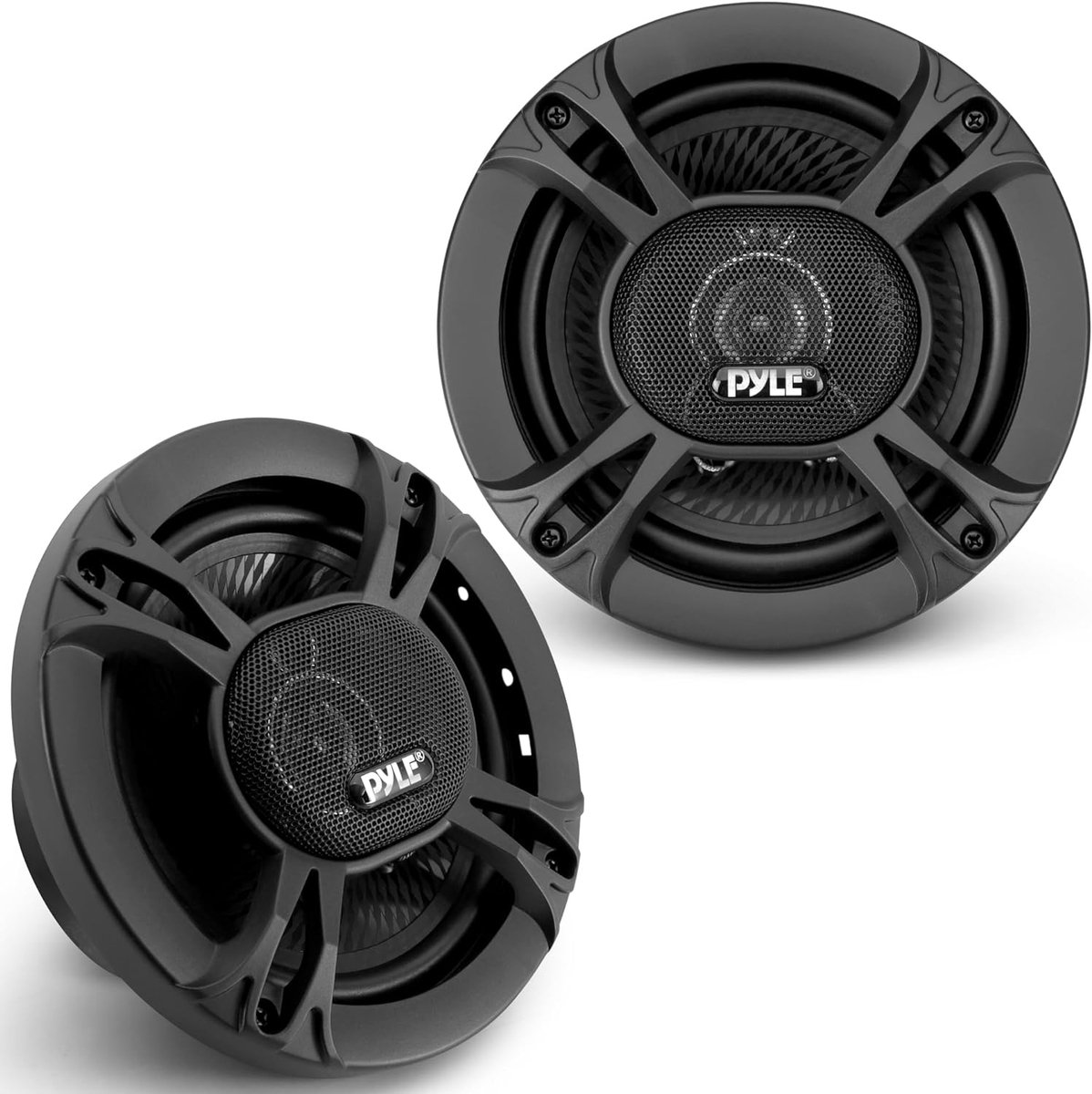 Pyle Autospeakers- 3 Weg Universele Luidsprekerset - 16.5 Cm - 300 W - Zwart