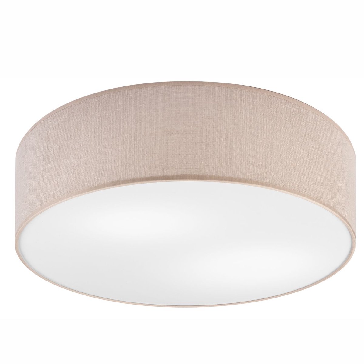 Licht-Erlebnisse - Iside - Plafonnière - E27 - van - Plastic (PVC) stof - in - Beige