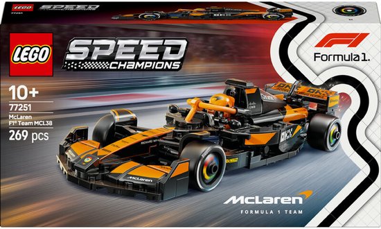 LEGO Speed Champions McLaren F1 Team MCL38 racewagen Set - 77251