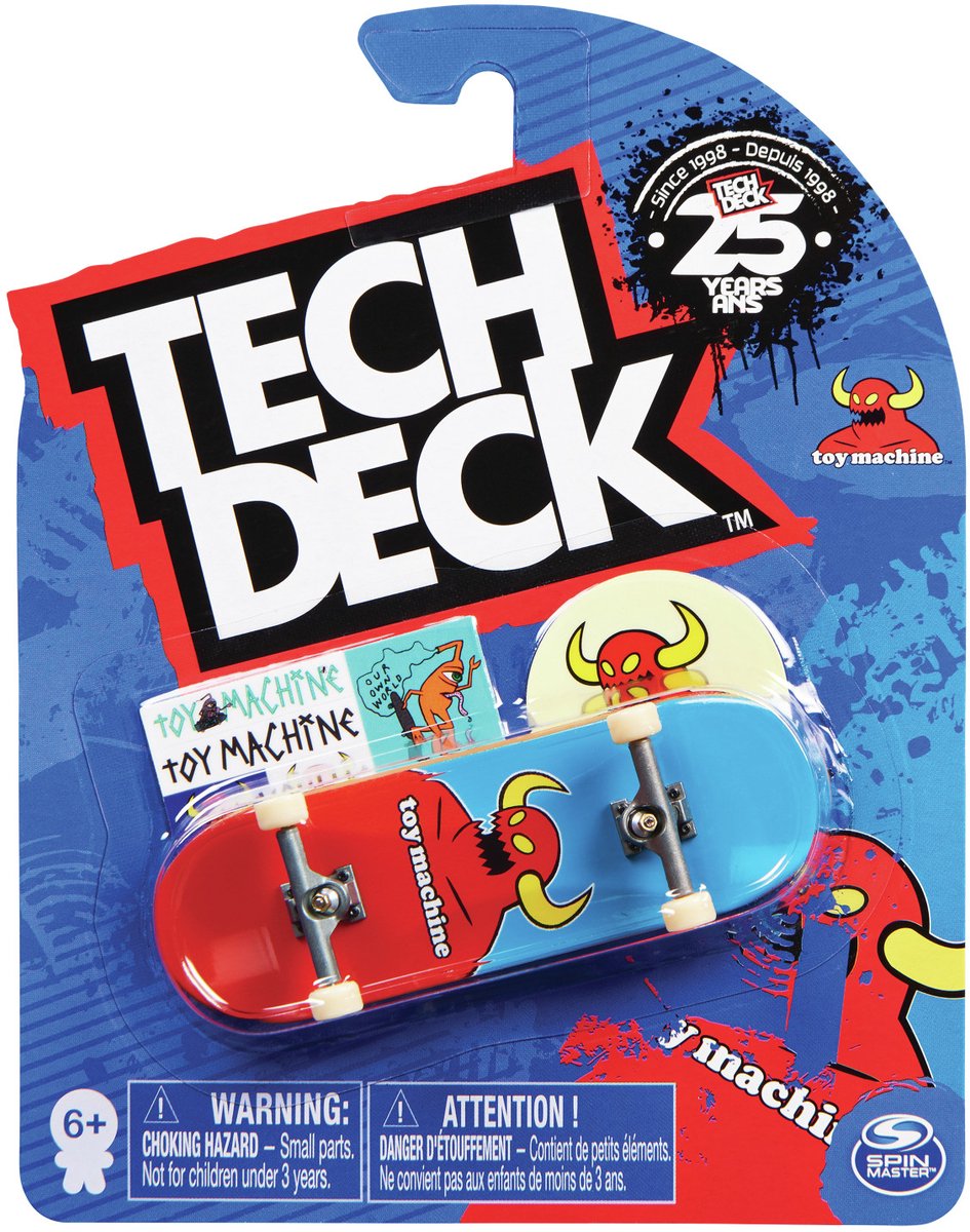 Finger Skate Tech Deck Performance Series – Planche En Bois 96 Mm, Graphismes Authentiques, Roues Souples, Pour Enfants 6 Ans Et Plus - 6