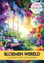 Kleuren & Ontspannen - Luxe Kleurboek voor Volwassenen - Bloemen Wereld - Natuur - Bloemen en Tuinen - 48 Unieke Natuur Illustraties op A4 - 140g Papier - Kleurplaten voor Creatieve Ontspanning - Perfect Cadeau - KLEURLAB®