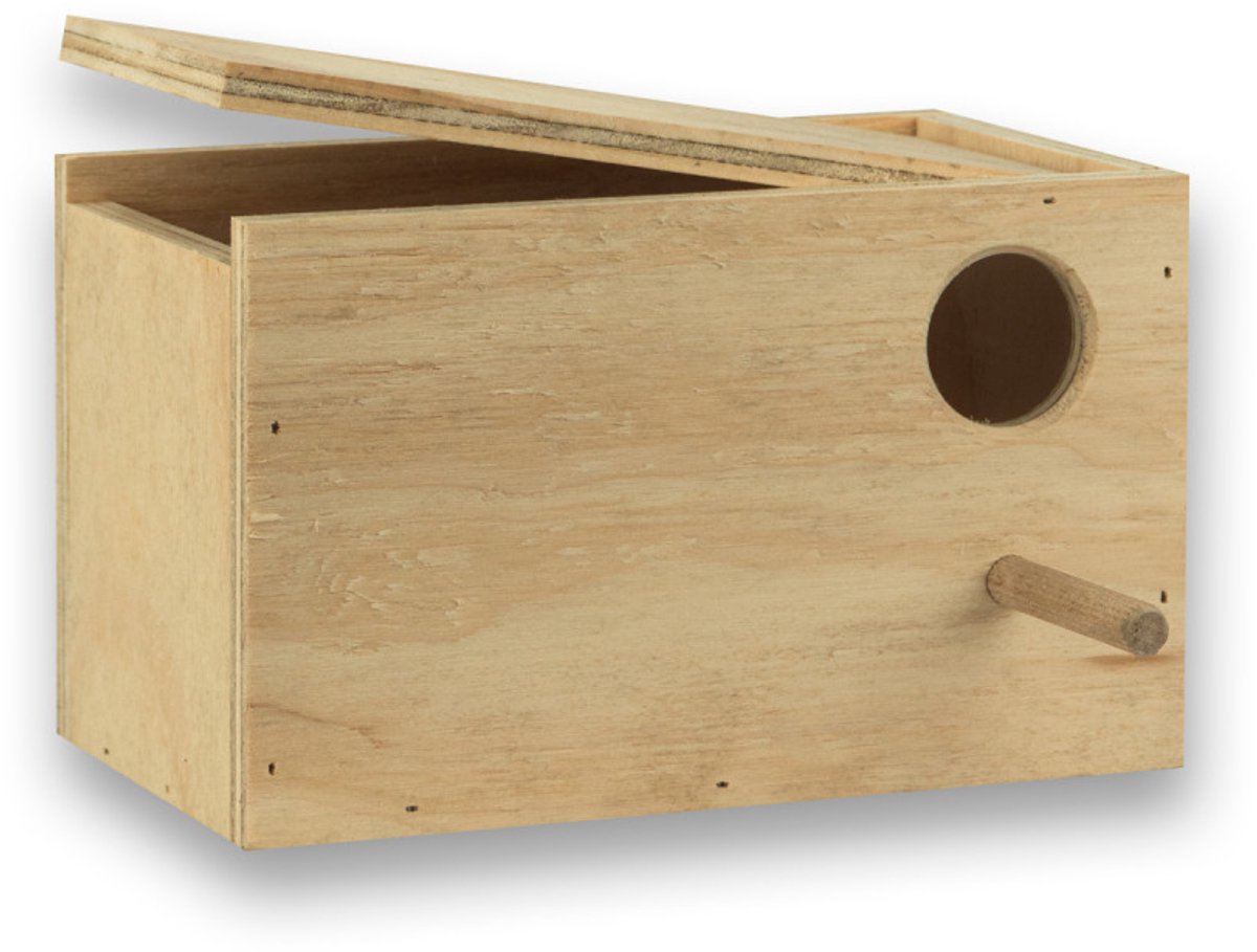 Broedblok gouldamadine - Vogelhuisje - Nestkastje - Vogel Huis - Broedblok gouldamadine - Rechts - Broedblokken voor tropen - Nesten - Nestkasten / vogelhuisjes - Gouldamadine (Chloebia gouldiae)