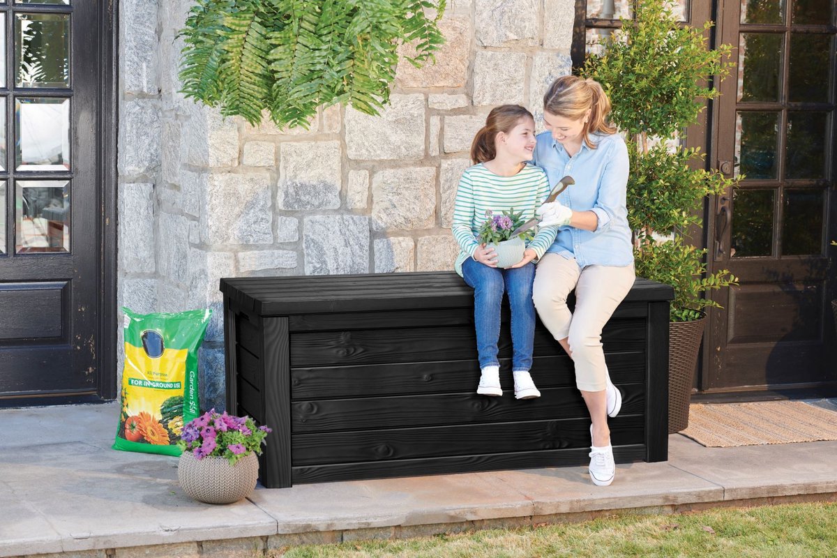 Keter Eastwood Opbergbox - 570L - 155x72,4x64,4cm - Antraciet