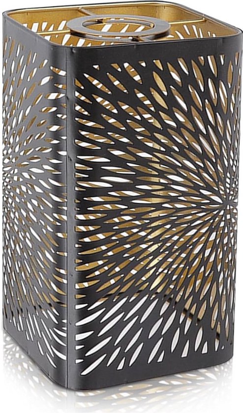 Holle metalen lampenkap, 12 x 20 cm, retro bloemenpatroon, vloerlamp met afneembare vierkante lampenkap voor E27- en E26-gloeilampen Holle metalen lampenkap, 12 x 20 cm, retro bloemenpatroon, vloerlamp met afneembare vierkante lampenkap voor E27- en E26-gloeilampen