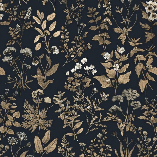 CiCiwind Zelfklevend behang, bloemen, blad, groen, behang, meubelfolie, blad, verdikt, vinyl plakfolie voor woonkamer, slaapkamer, keuken, muur, kasten, decoratie, 40 cm x 12 m