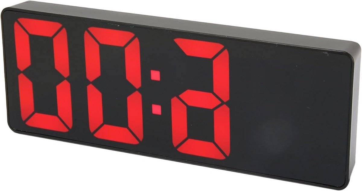 Digitale Wekker Met LED-display en Rechthoekige Vorm voor Slaapkamer- en Woondecoratie