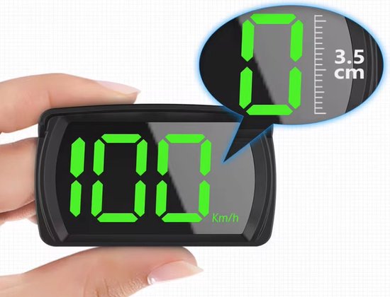 GPS HUD Snelheidsmeter Auto - Universele Digitale Snelheidsweergave KM/H MPH