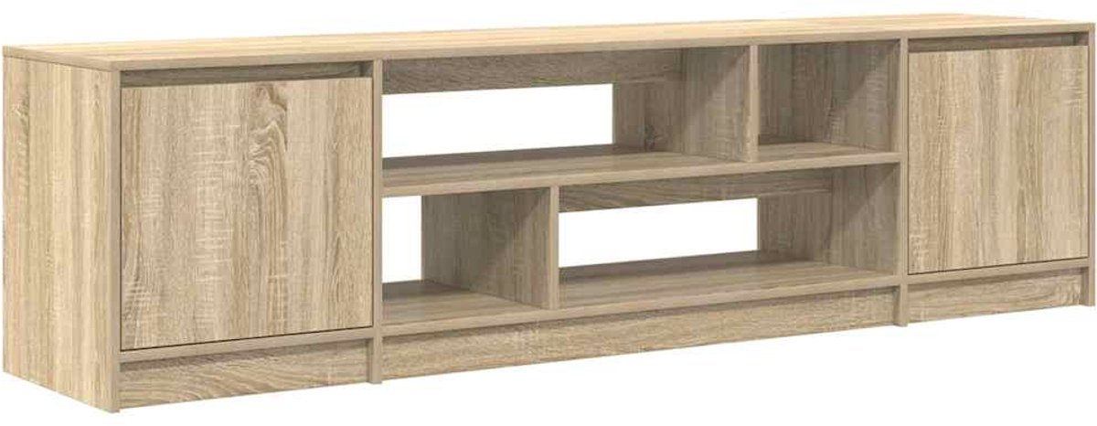 vidaXL - Tv-meubel - 188,5x41x50 - cm - spaanplaat - sonoma - eikenkleurig