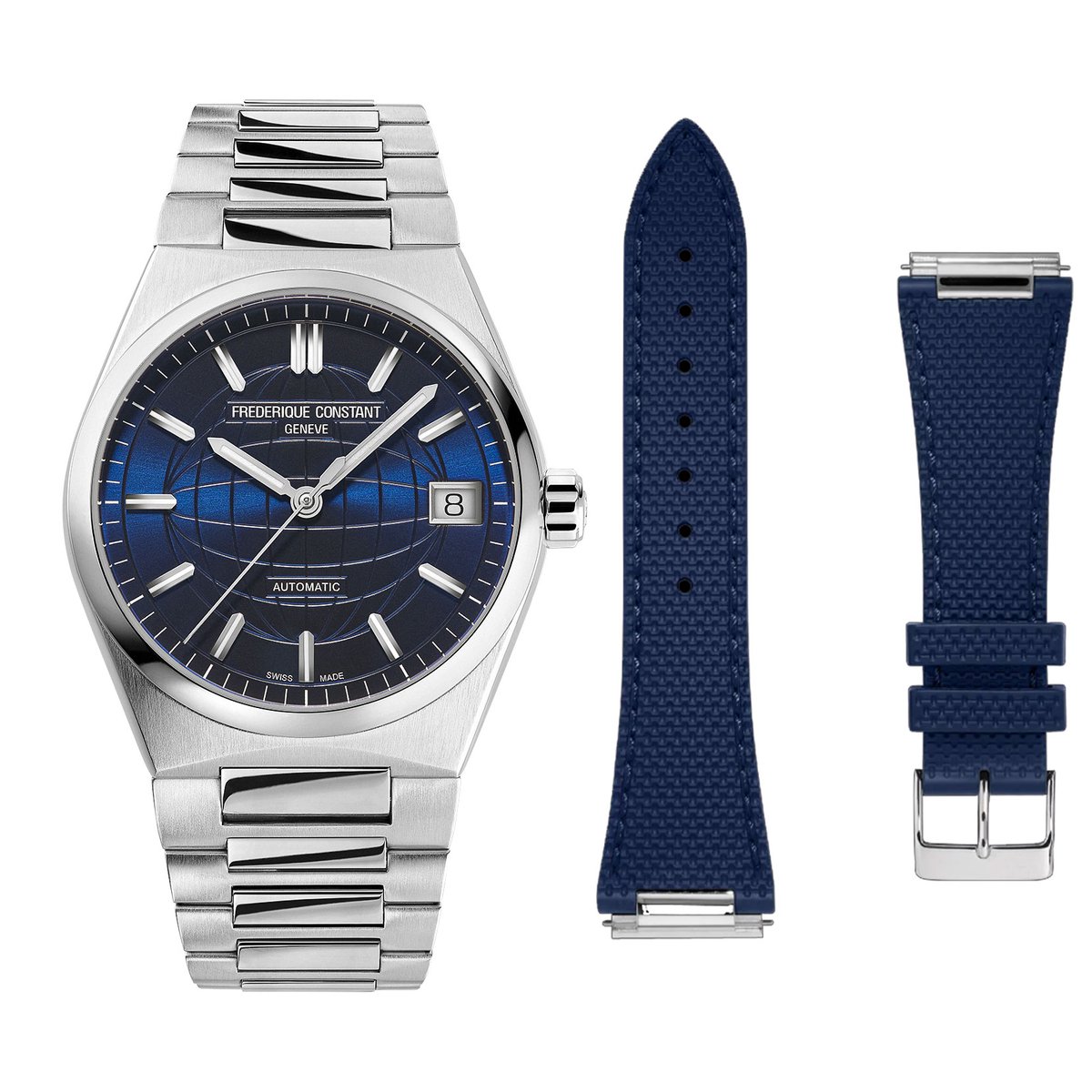 Frédérique Constant Highlife FC-303N2NH6B Horloge - Staal - Zilverkleurig - Ø 34 mm