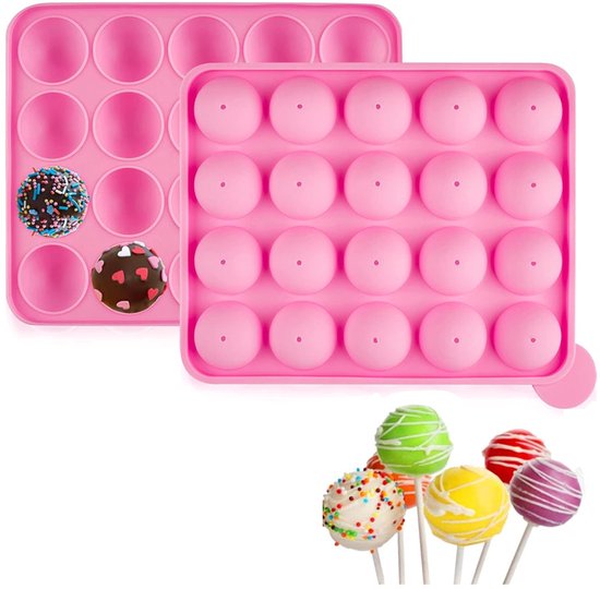 Foto: Allecta siliconen bakvorm met groeven en ronde plaat decoratieve gietvorm voor harscreaties