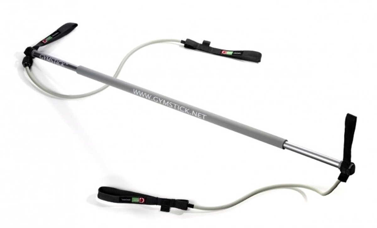 Gymstick Original Zilver (extra sterk) – Effectieve Training voor Kracht, Conditie en Flexibiliteit