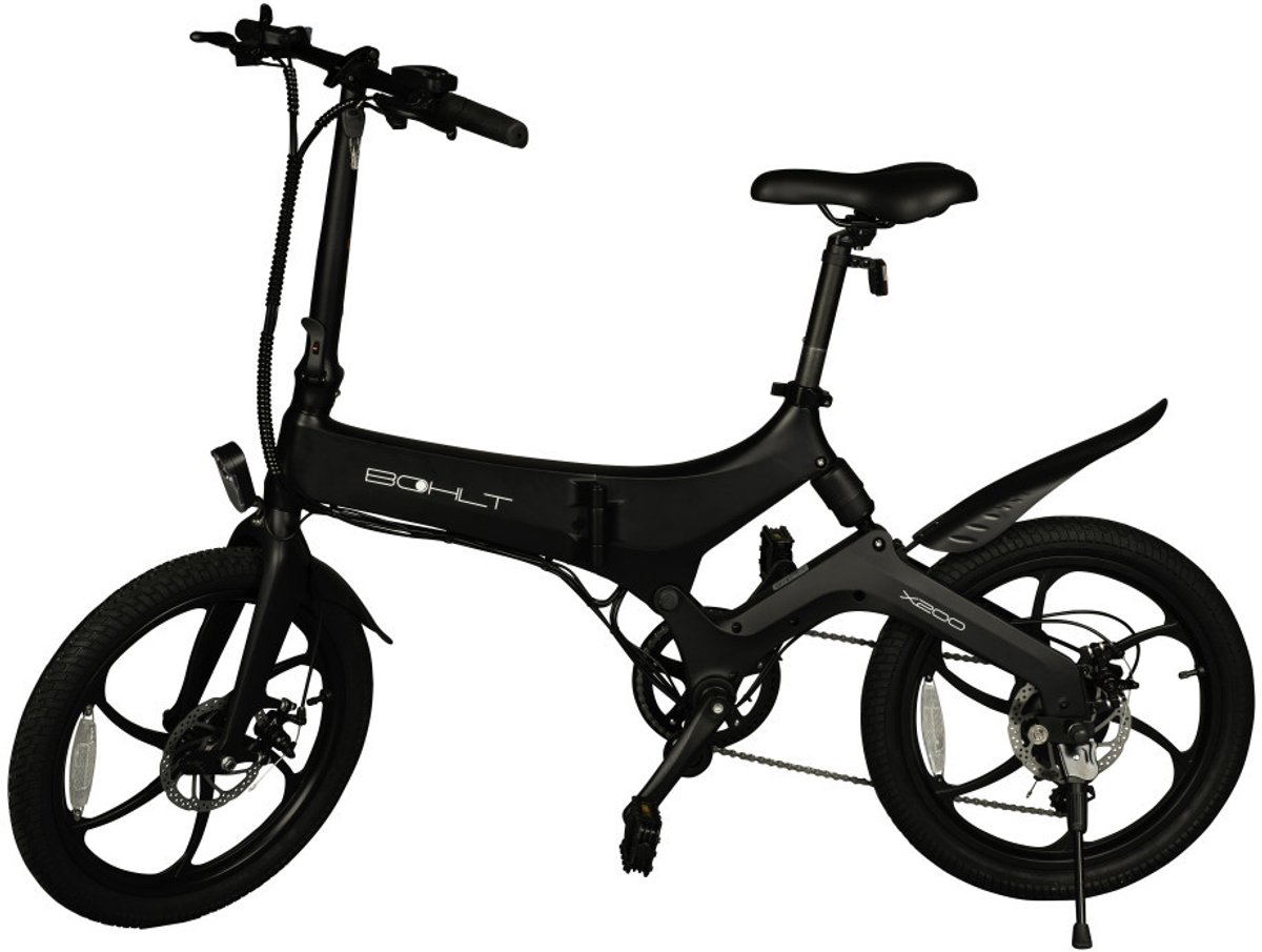 BOHLT X200 - Elektrische Vouwfiets - 20 inch - 250W Motor - 378Wh Uitneembare Accu - 7 Versnellingen Shimano - Schijfremmen - Zwart thumbnail 5