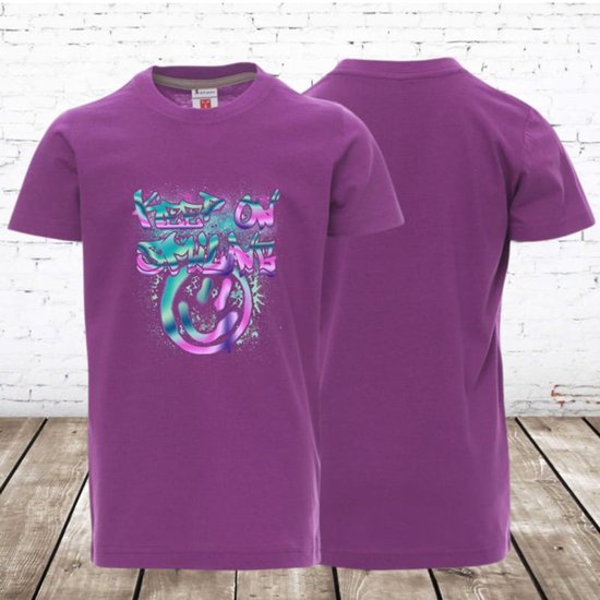 Meisjes shirt keep on smiling -Payper-122/128-t-shirts meisjes bol
