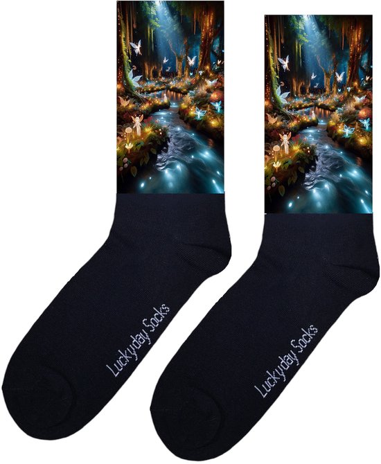 Happy Socks Dames & Heren Fantasie Sokken Presents Sock PRE01 Happy Socks Dames & Heren Fantasie Sokken Presents Sock PRE01