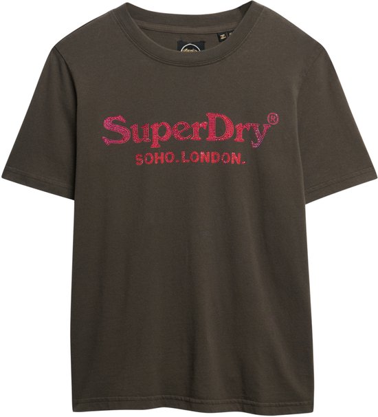 T-shirt décontracté métallisé VENUE Superdry pour femme