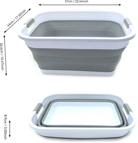 Opvouwbare Wasmand Organizer Voor Vuile Kleren Was