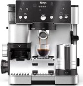 Bol.com Ninja Luxe Café Essential 2-in-1 Espressomachine en Filterkoffiezetapparaat met Melkopschuimer - ES501EU aanbieding