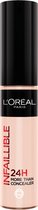 L'Oréal Paris Infaillible More Than Concealer 325 Cool Concealer - Langhoudende concealer met hoge dekking - Vegan - 11ml