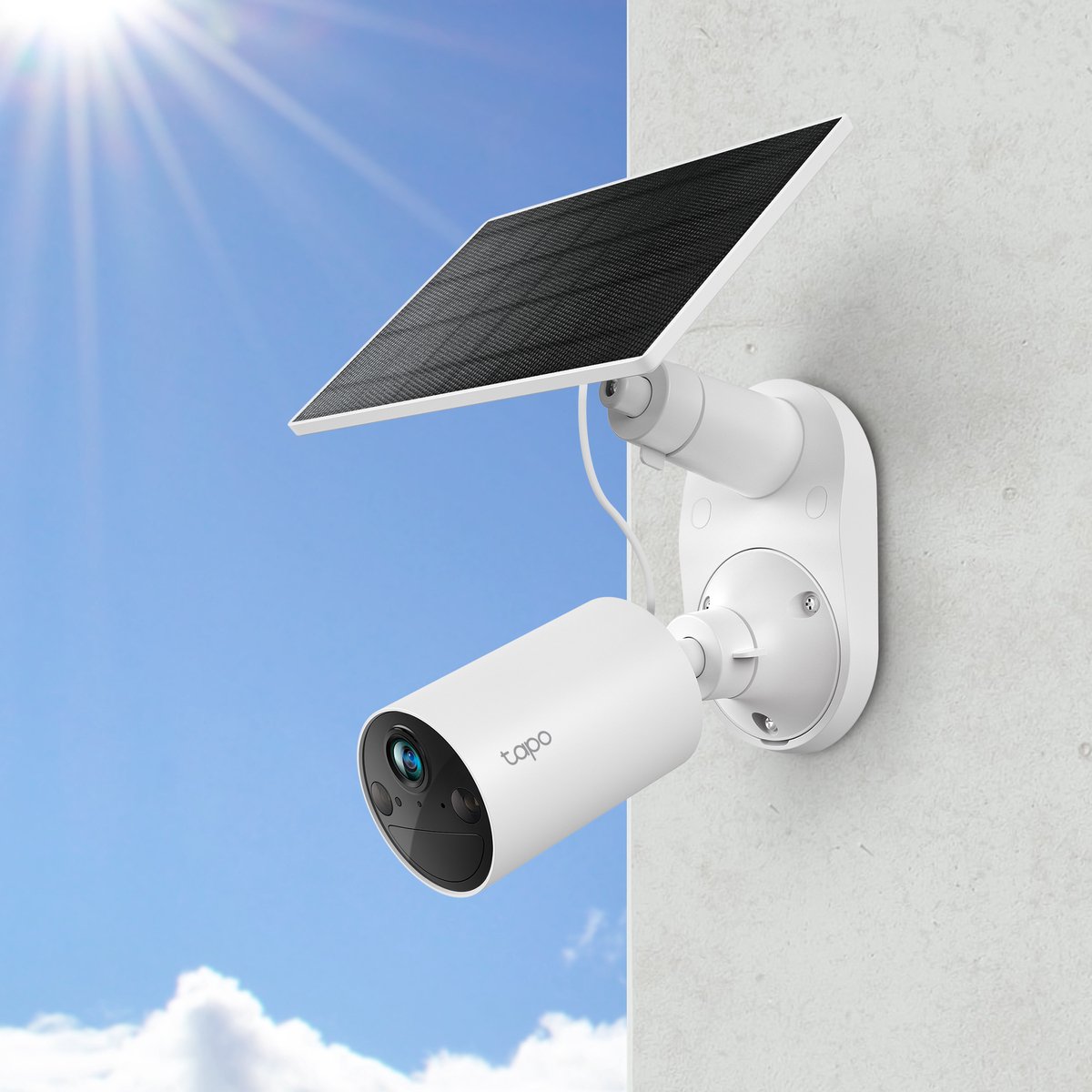 Afbeelding 2 van Tapo C410 KIT Beveiligingscamera buiten met zonnepaneel - 2K