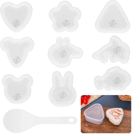 Set Van 2 Japanse Onigiri Vormen | Japan Vibe