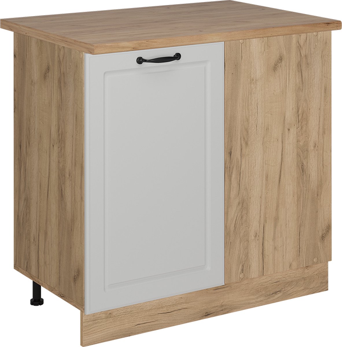 Vicco R-Line Hoekkast – 86 cm, WB Eik Wit Landhuis