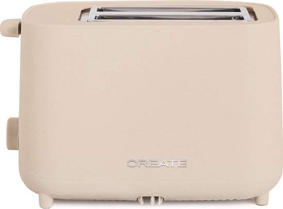 CREATE- Broodrooster 750 W, Met veiligheidssysteem, Zes vermogensstanden- TOAST STUDIO