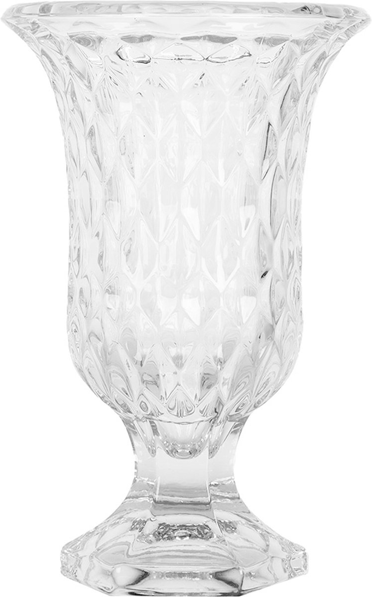 Clayre & Eef Vaas Ø 12x19 cm Transparant Glas