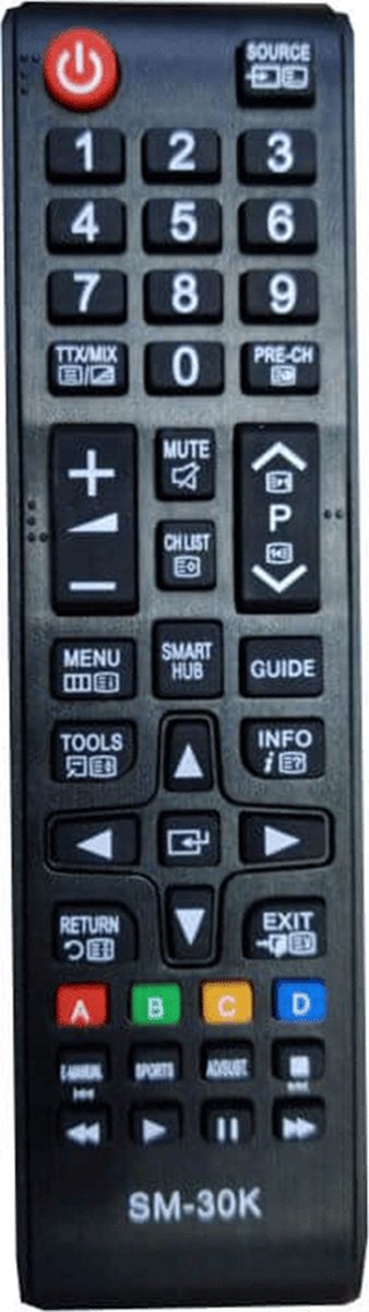 Multibox Vervangende afstandbediening Samsung TV