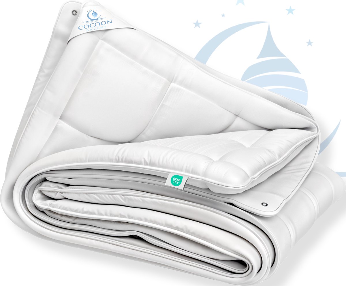 Cocoon Dreams - PREMIUM CLIMATE - Dekbed - 4 Seizoenen Dekbed | 200x200 cm - Dekbed Geschikt Voor Alle Seizoenen - Zomerdekbed & Winterdekbed - Anti Allergie - Hoogwaardige Ultra Soft - Hotelkwaliteit - Tweepersoons Dekbed
