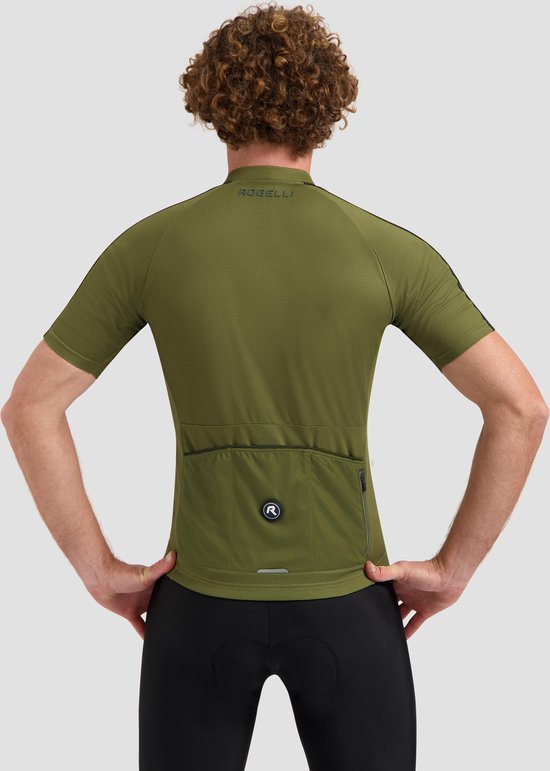 Rogelli Explore Fietsshirt Heren - Korte Mouwen - Wielrenshirt - Groen - Maat S van Rogelli — afbeelding 4