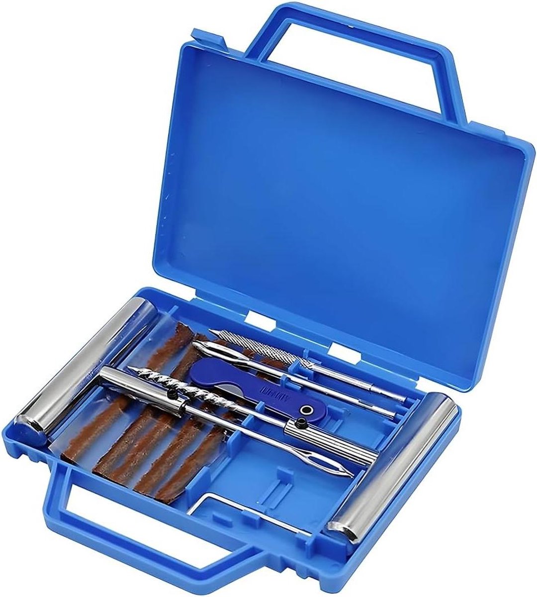 Bandenreparatieset - 12 stuks, slangloos - reparatieset voor autobanden en motorfietsen .