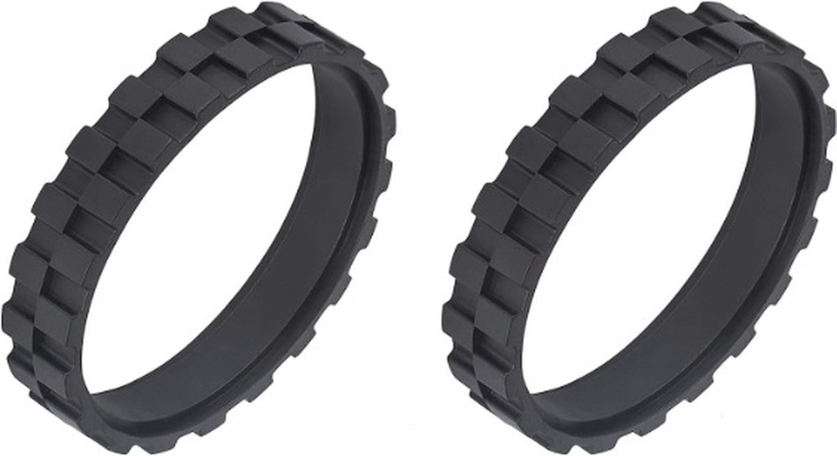 2 stuks banden compatibel met iRobot Roomba 500, 600, 700, 800, 900 - reservebanden - antislip - eenvoudige montage