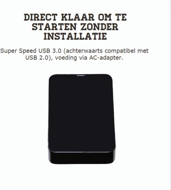 Externe Harde Schijf - 3TB - Geschikt Voor PS5/PS4/PC - Met LED Display en USB 3.0 — afbeelding 2