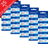 Maxenza CR2025 - CR2025 batterij - CR2025 lithium 3v batterij - Knoopcel Batterij CR2025 - 25 Batterijen