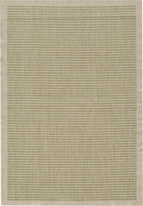 Gizeh | Tapis à poils ras | Vert | Qualité raffinée | 140x200 cm