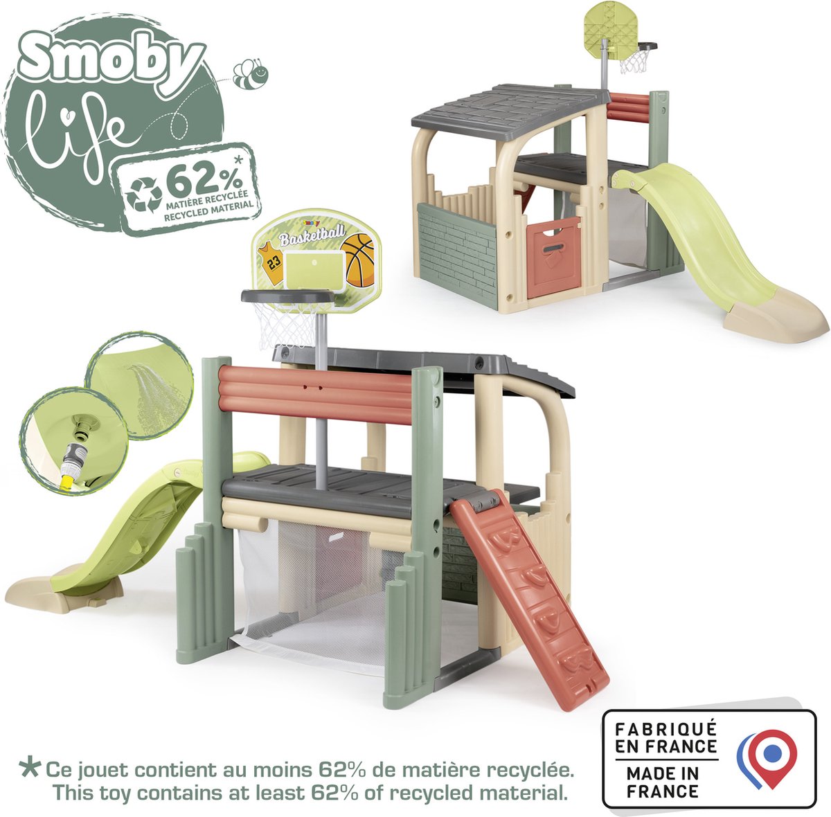 Smoby - Smoby Life - Fun Center - Speelhuis - Sportcenter - Vanaf 2 jaar. — afbeelding 9