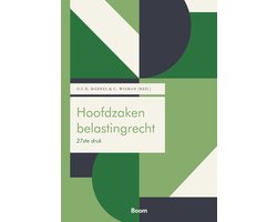 Omslag van Boom fiscale studieboeken - Hoofdzaken belastingrecht