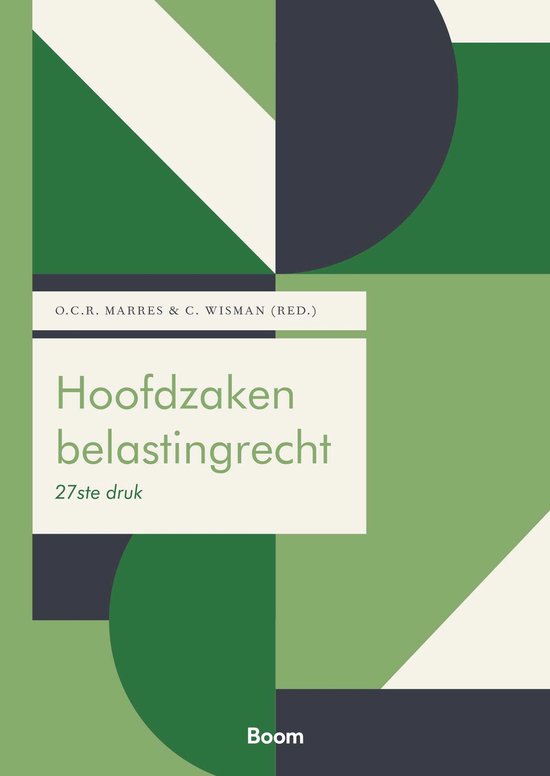 Boom fiscale studieboeken - Hoofdzaken belastingrecht - cover