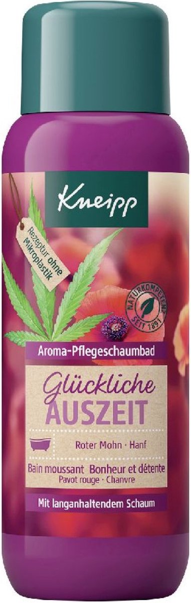 Goedkoopste Badschuim Klaproos & Hennep, 400 ml – Kneipp