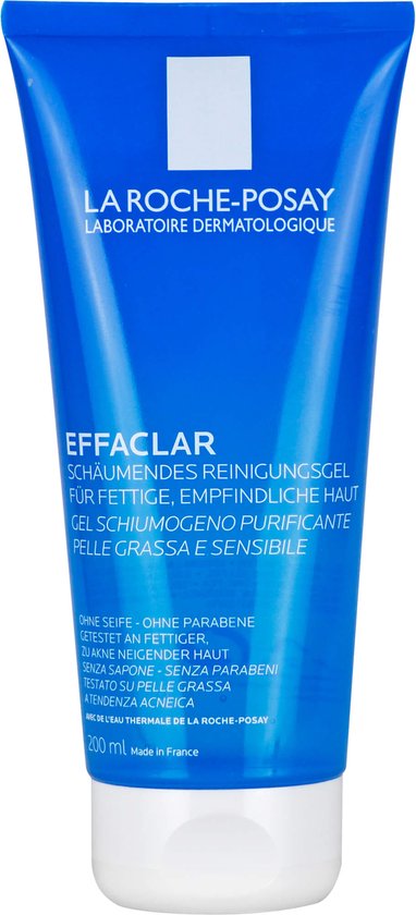 La Roche-Posay Effaclar Zuiverende Reinigingsgel +M - voor een Vette, Onzuivere Huid met Neiging tot Acne - 200ml
