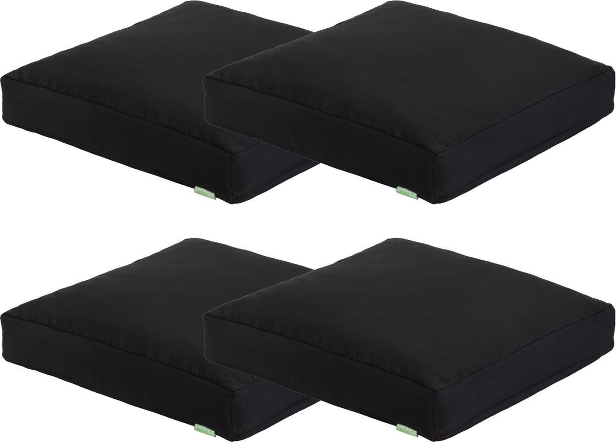 Matraskussen 60x60 cm in zachte stof, geschikt voor binnen, tuin of lounge. Kleur: neutraal.