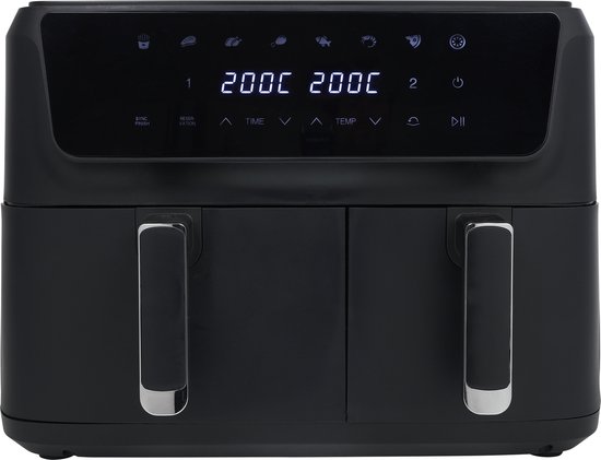 Princess Airfryer 182470 11L 2700W Zwart met Dubbele Mand - Princess - €139,99