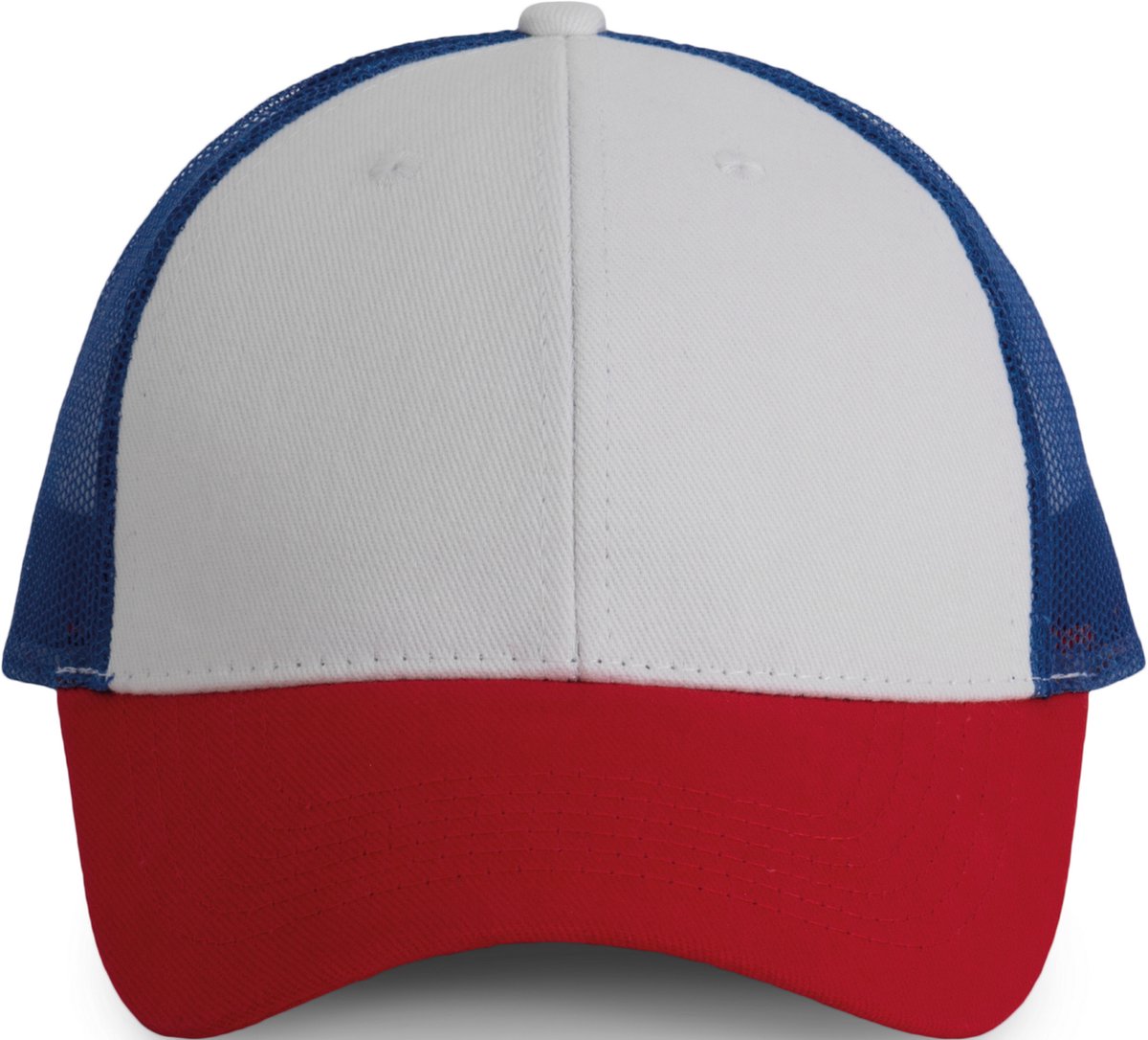 K-up Pet Trucker - 6 panelen KP158 - White / Red / Royal Blue - One size