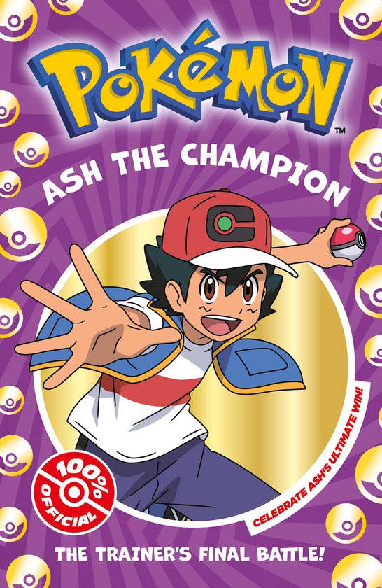 Pokémon: Ash the Champion Chapter Book - cover