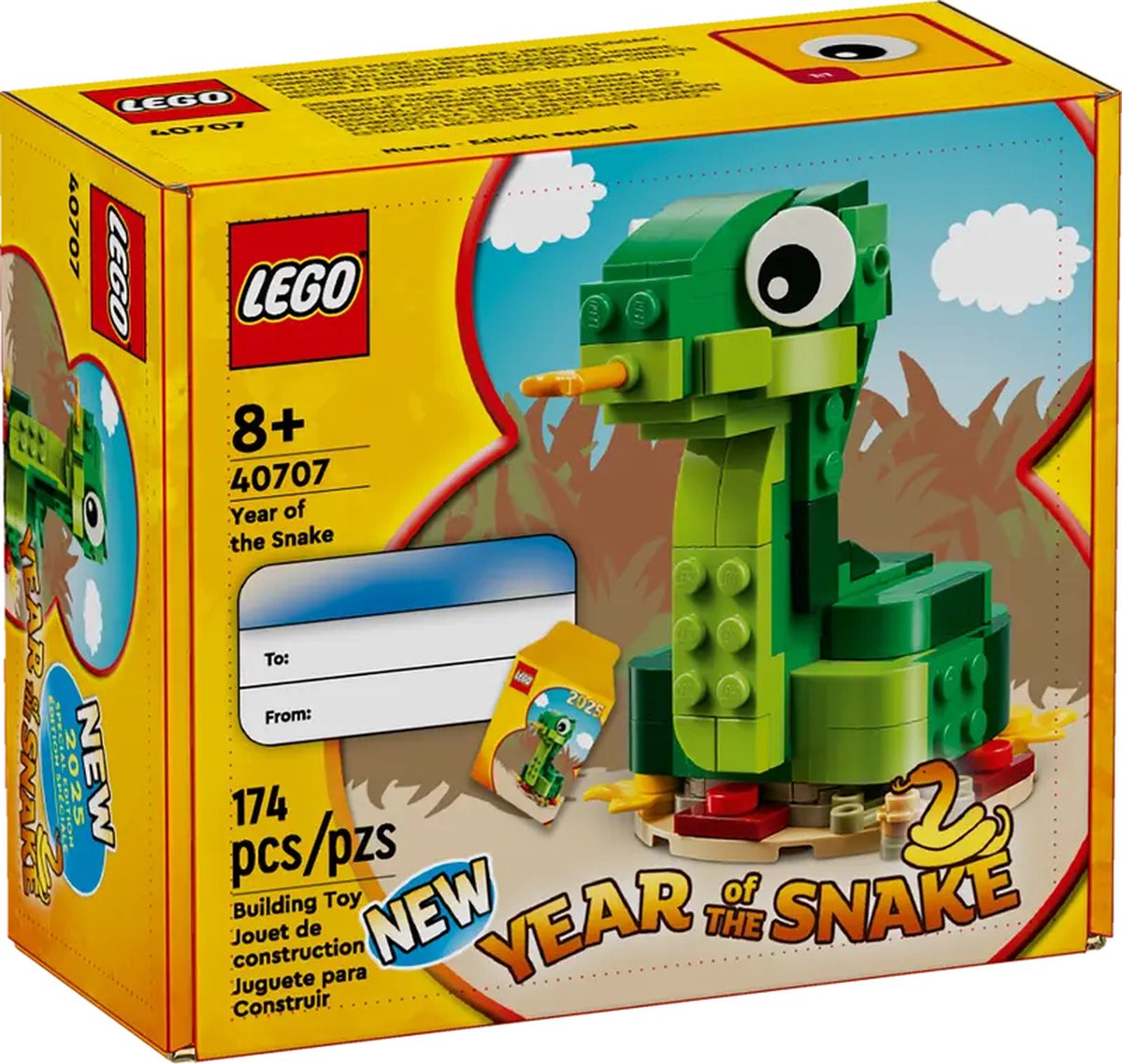 LEGO Chinees Nieuwjaar 40707  Year of the Snake  Jaar van de Slang